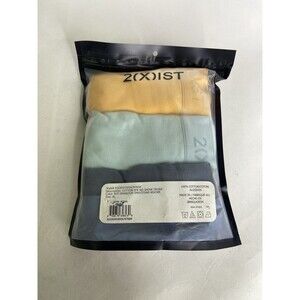 2xist Essential Cotton 3 Pack Low Rise Trunks Boxer Briefs Underwear Mens XL